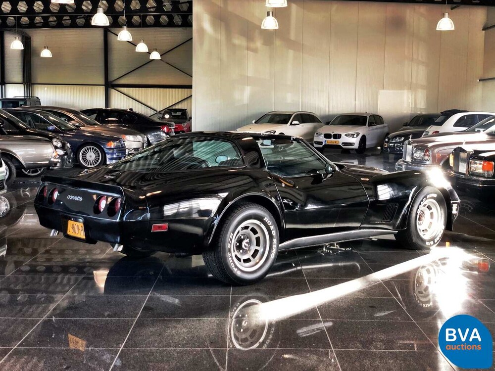 Chevrolet Corvette C3 Targa Stingray 230pk -Sportonderstel- 1980, J-800-RH