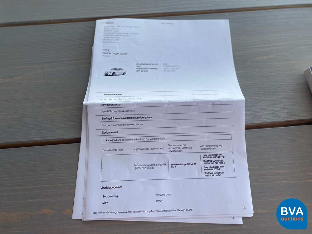 BMW 1M Coupe M-Performance 3.0i 340pk AKRAPOVIC 1-serie 2012, PK-798-G 
