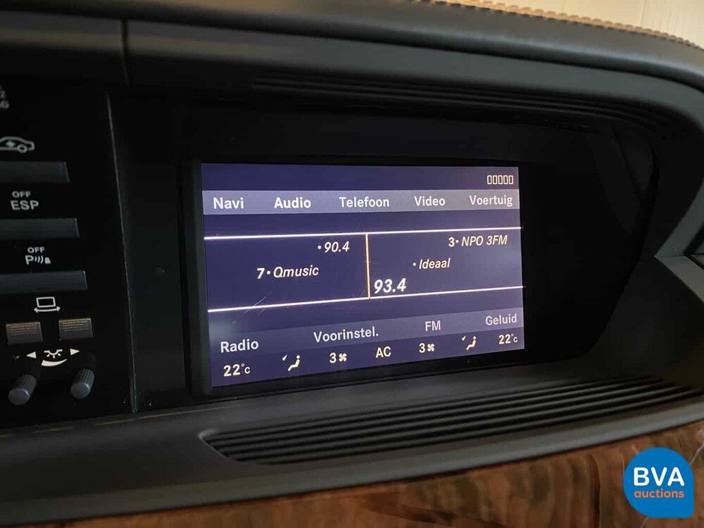 Mercedes-Benz S63 AMG Lang 525pk S-klasse 2009, J-410-JK