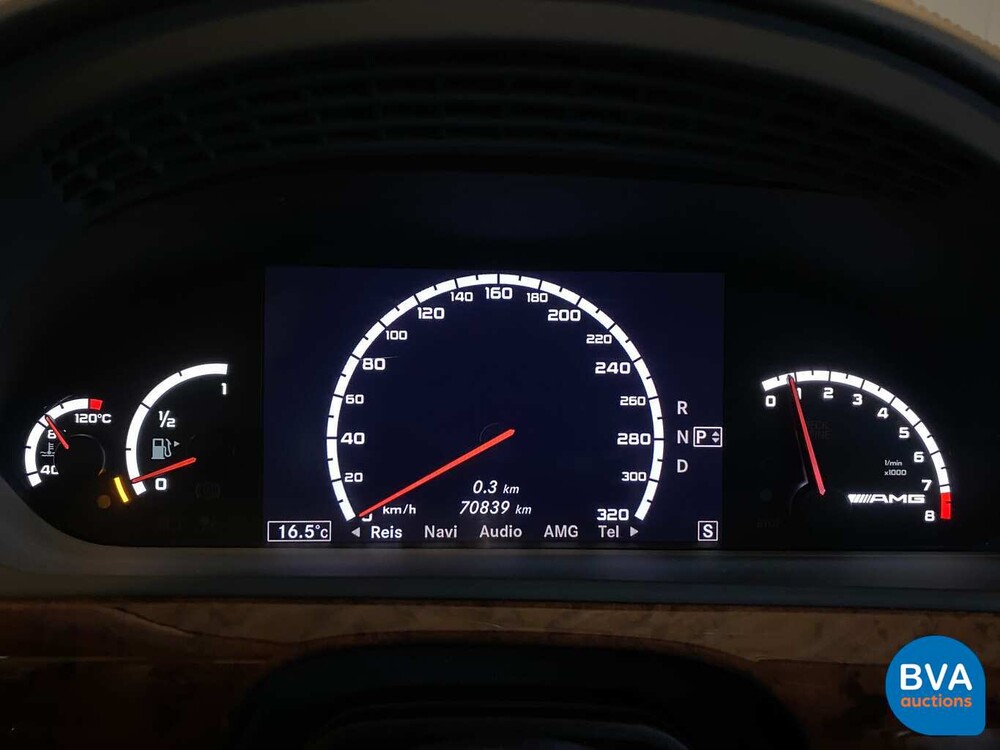 Mercedes-Benz S63 AMG Lang 525pk S-klasse 2009, J-410-JK