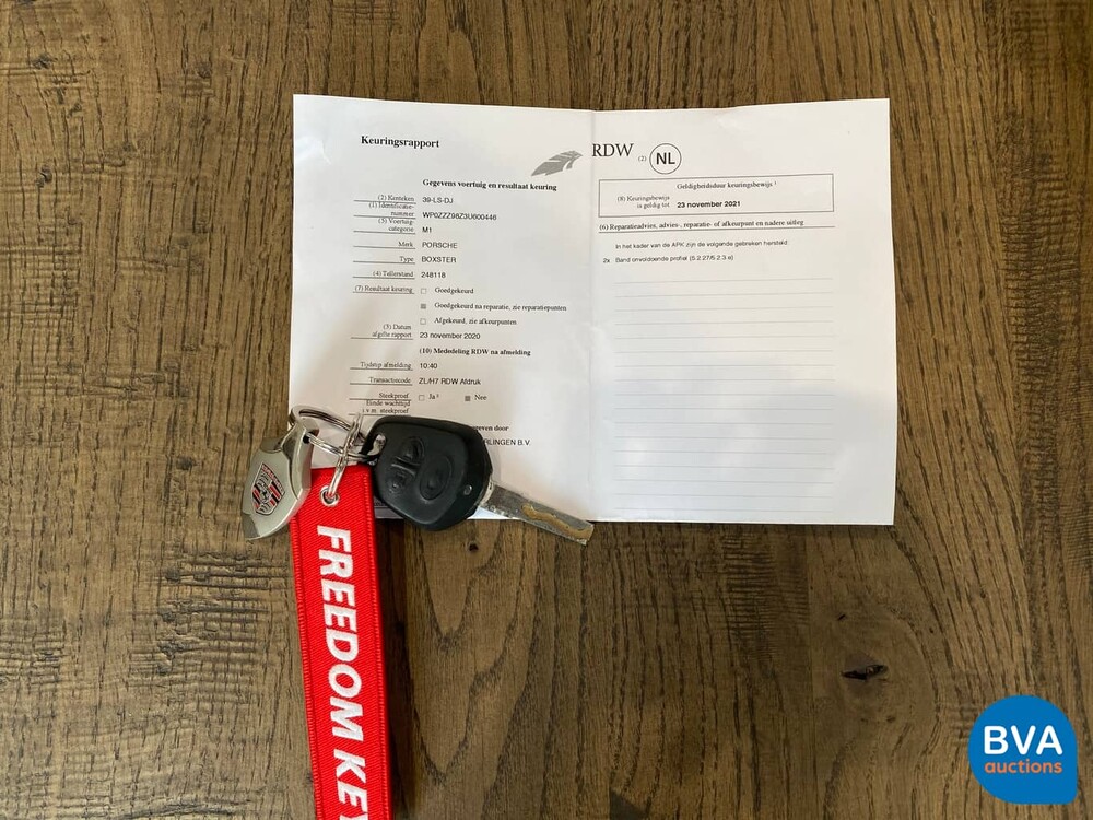 Porsche Boxster 2.7 228pk 2003 -Org. NL-, 39-LS-DJ