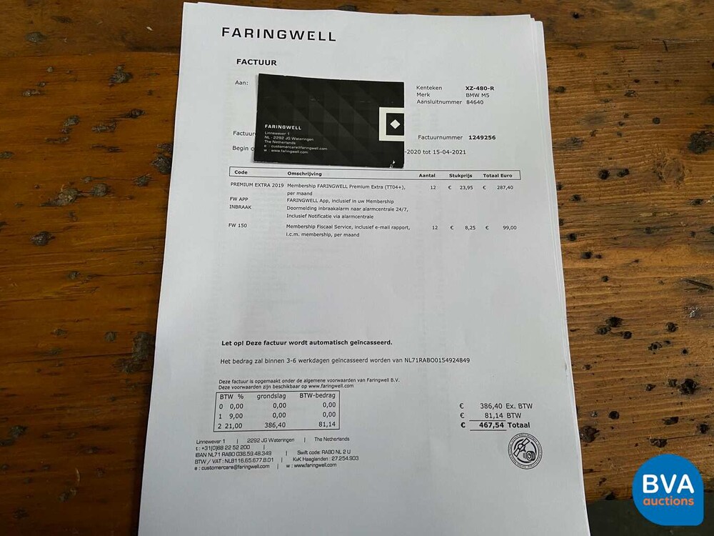 BMW M5 4.4 V8 BiTurbo F90 600hp 5-Series 2017, XZ-480-R.