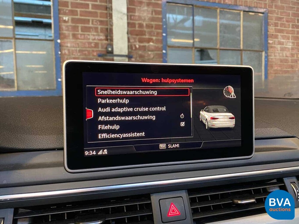 Audi A5 Cabriolet 2.0 TFSI Quattro S-Linie 252 PS 2018, K-568-HJ.