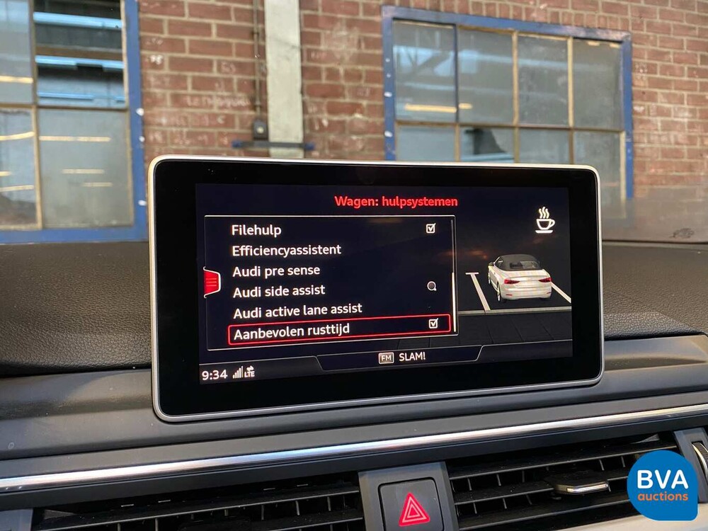 Audi A5 Cabriolet 2.0 TFSI Quattro S-Linie 252 PS 2018, K-568-HJ.