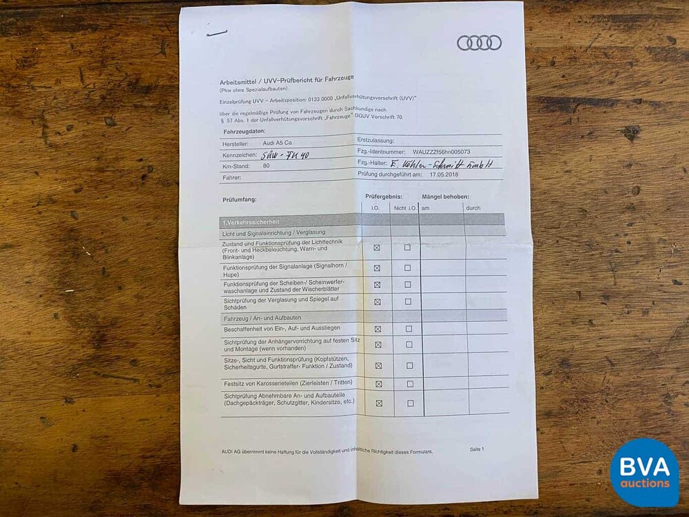 Audi A5 Cabriolet 2.0 TFSI Quattro S-Linie 252 PS 2018, K-568-HJ.