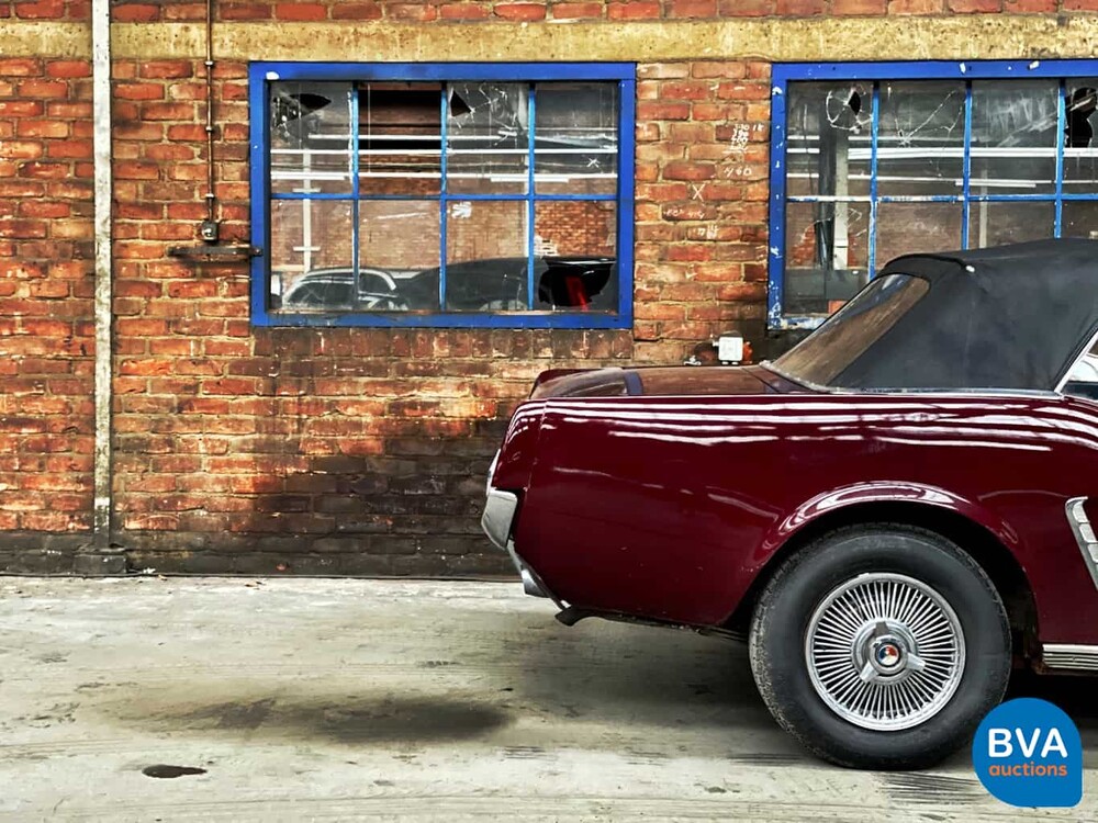 Ford Mustang Cabriolet V8 Automatik 1965.