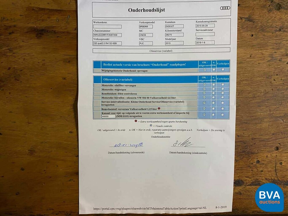 Audi Q5 2.0 TFSI Quattro S-Line 179 PS 2015 -Original NL-, GG-532-T.