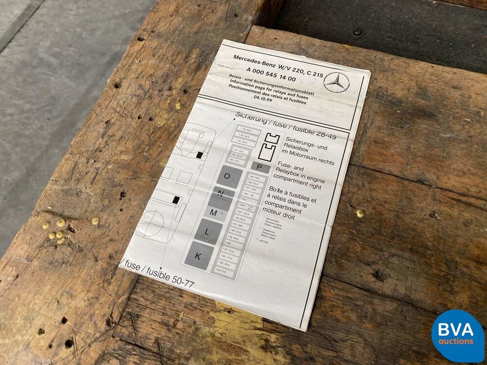 Mercedes-Benz CL600 V12 367 PS -Org. NL-CL-Klasse 2000, 79-FN-ZX.