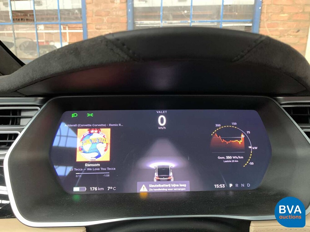 Tesla Model X 90D Base 6-Persoons -4% bijtelling- 428pk 2016 -Origineel NL-, KK-837-K