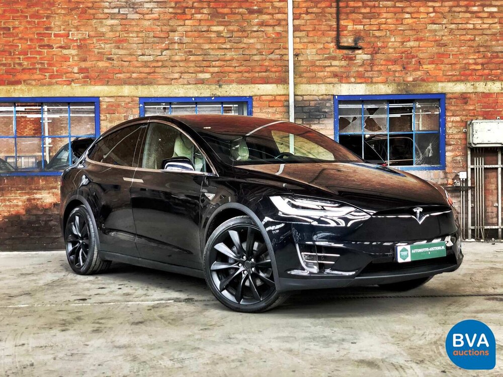 Tesla Model X 90D Base 6-Persoons -4% bijtelling- 428pk 2016 -Origineel NL-, KK-837-K