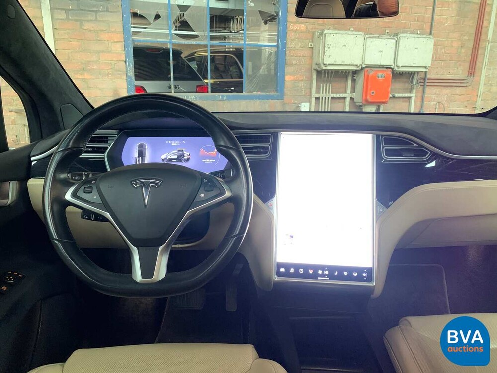 Tesla Model X 90D Base 6-Persoons -4% bijtelling- 428pk 2016 -Origineel NL-, KK-837-K