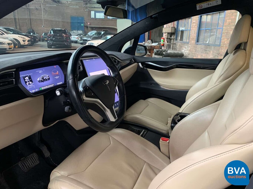 Tesla Model X 90D Base 6-Persoons -4% bijtelling- 428pk 2016 -Origineel NL-, KK-837-K