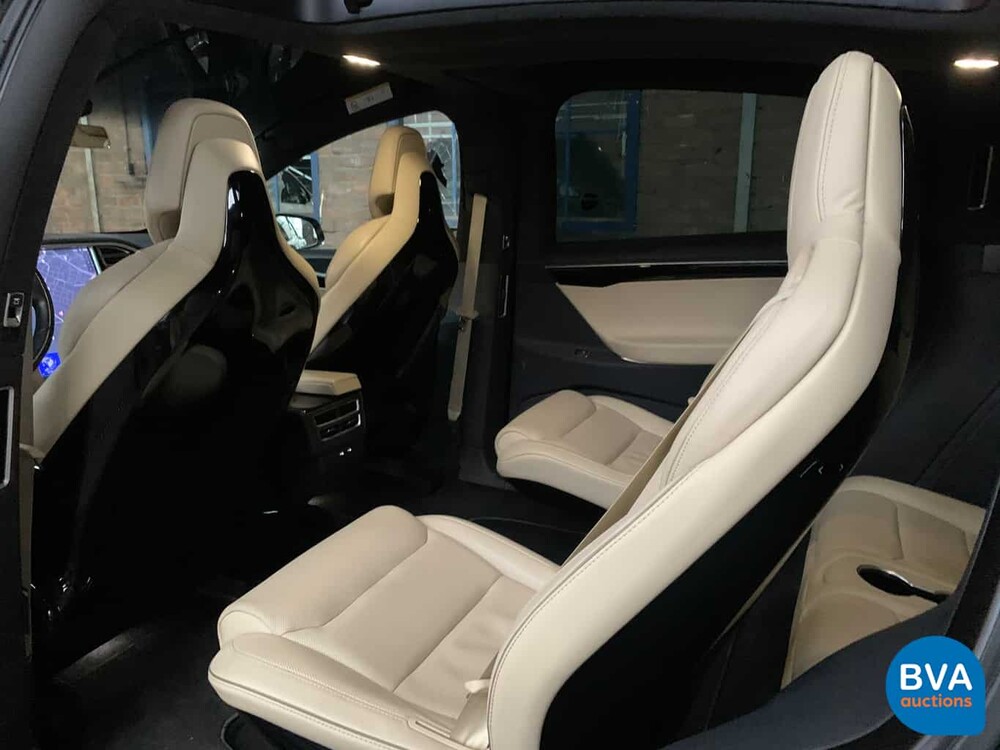 Tesla Model X 90D Base 6-Persoons -4% bijtelling- 428pk 2016 -Origineel NL-, KK-837-K