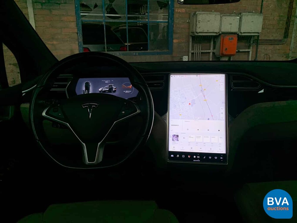 Tesla Model X 90D Base 6-Persoons -4% bijtelling- 428pk 2016 -Origineel NL-, KK-837-K
