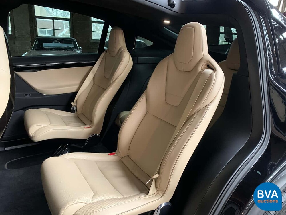 Tesla Model X 90D Base 6-Persoons -4% bijtelling- 428pk 2016 -Origineel NL-, KK-837-K