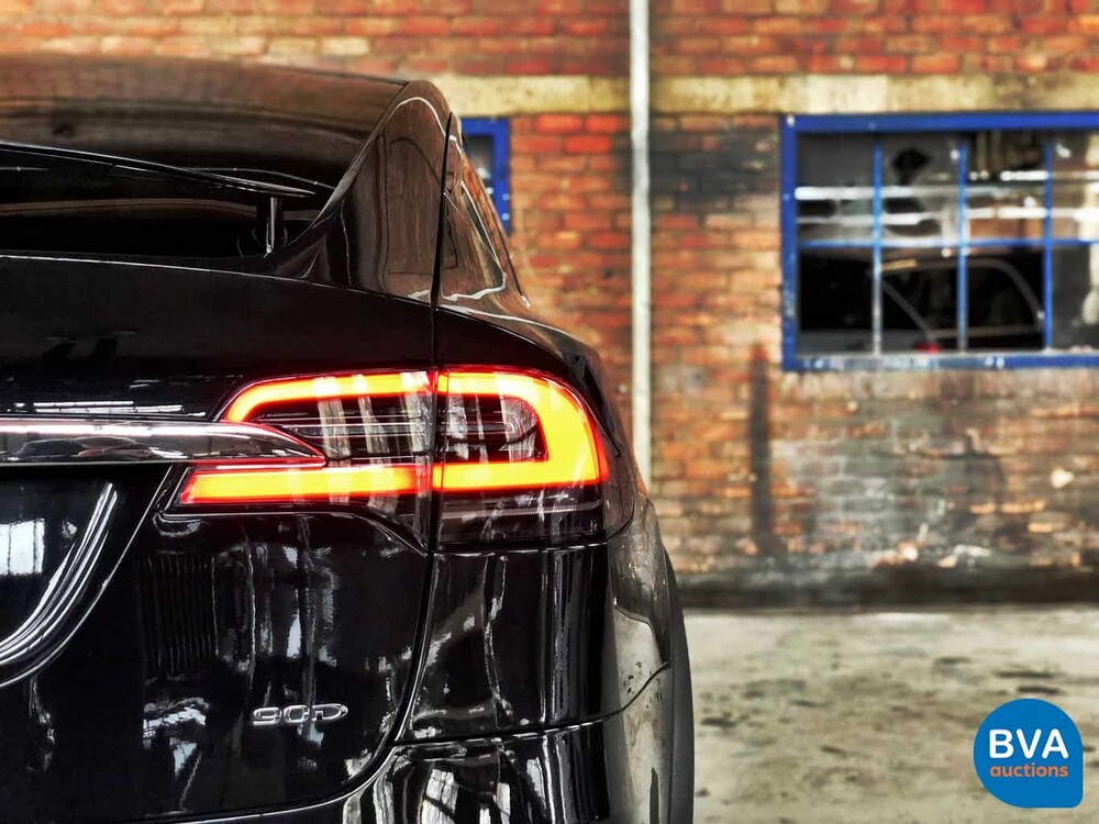 Tesla Model X 90D Base 6-Persoons -4% bijtelling- 428pk 2016 -Origineel NL-, KK-837-K