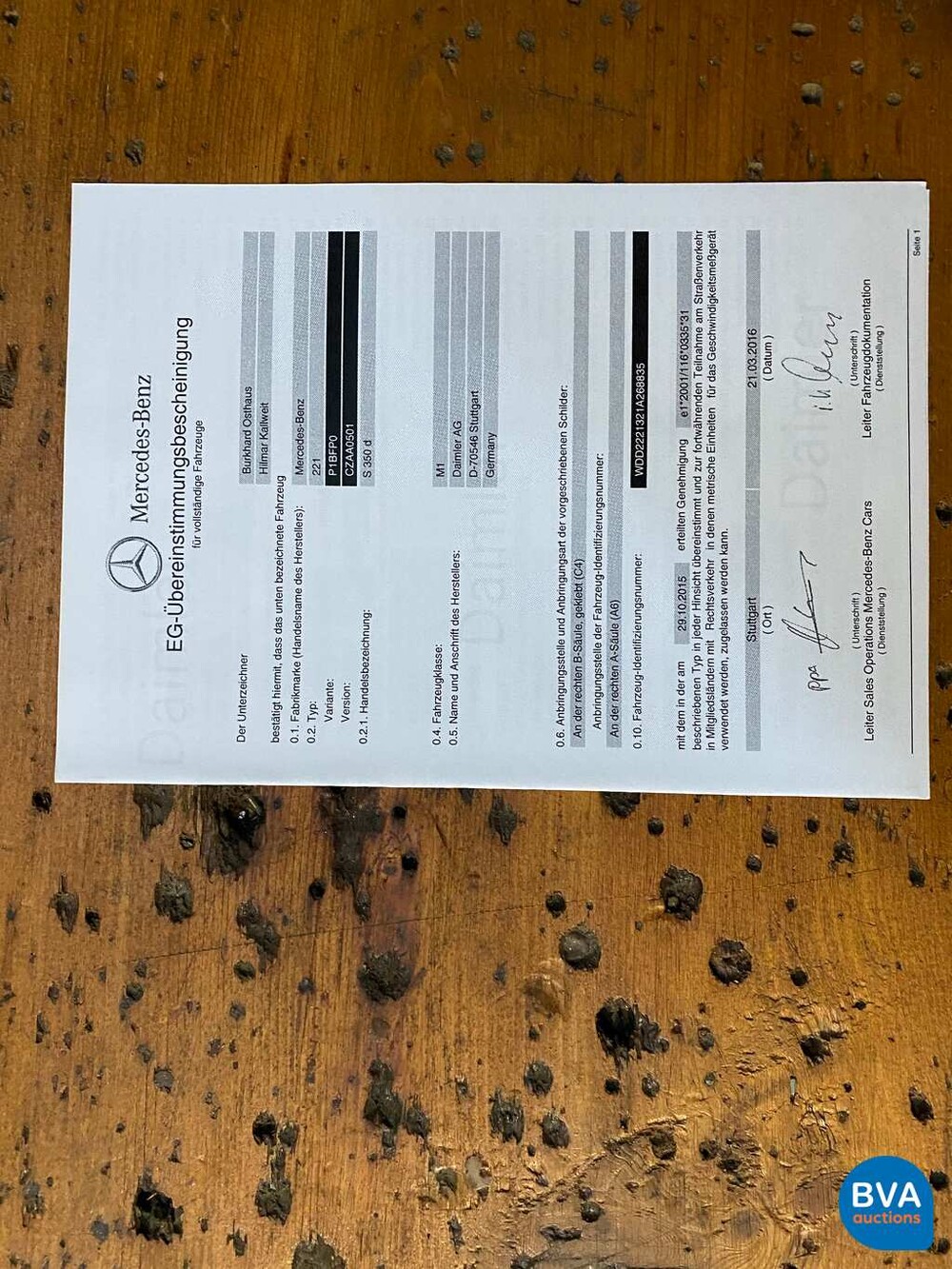 Mercedes-Benz S350 Lang BlueTec 258 PS S-Klasse 2016, JK-015-G.