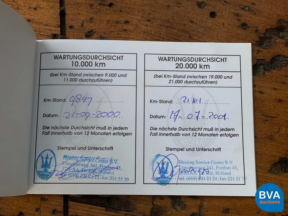 Maserati Quattroporte 3.2 V8 Evoluzione 335 PS 2000 - Original NL-, 35-DV-SN.