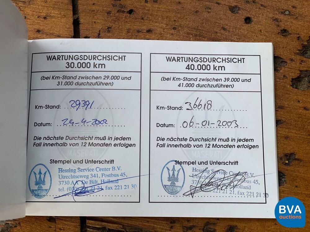 Maserati Quattroporte 3.2 V8 Evoluzione 335 PS 2000 - Original NL-, 35-DV-SN.
