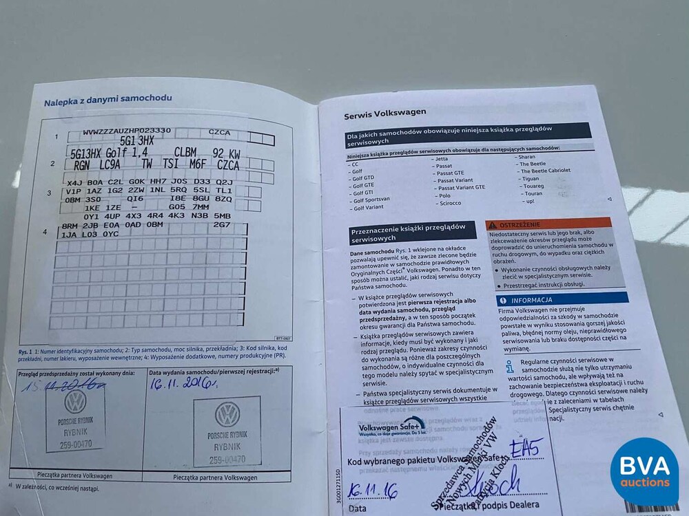 Volkswagen Golf 1.4 TSI Business Edition 125 PS 2016 - Original NL-, J-392-XN.