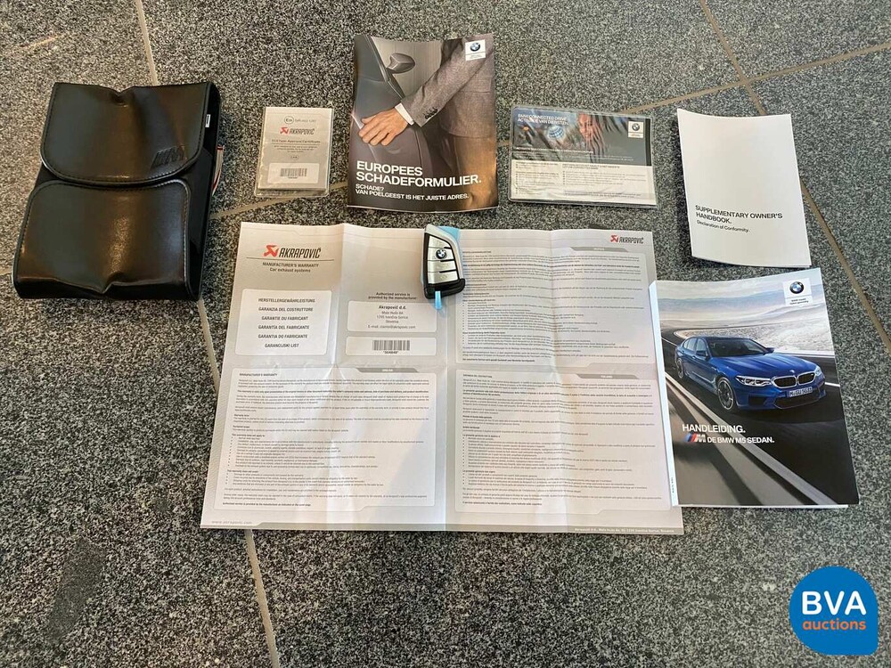 BMW M5 Akrapovic 5-series 600hp Ceramic -Original NL- 2018, TR-123-T.