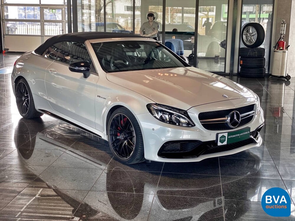 Mercedes-Benz C63S AMG Cabriolet 4.0 V8 BiTurbo 510pk C-klasse 2017, G-133-FX