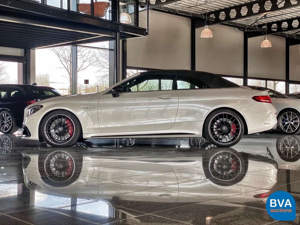 Mercedes-Benz C63S AMG Cabriolet 4.0 V8 BiTurbo 510pk C-klasse 2017, G-133-FX