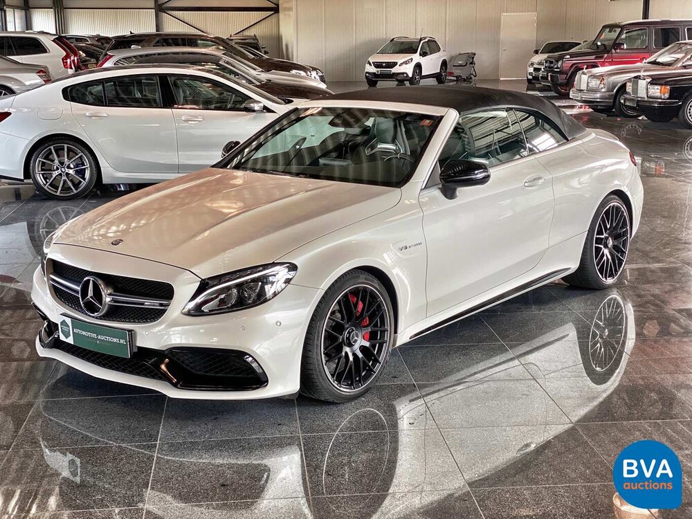 Mercedes-Benz C63S AMG Cabriolet 4.0 V8 BiTurbo 510pk C-klasse 2017, G-133-FX