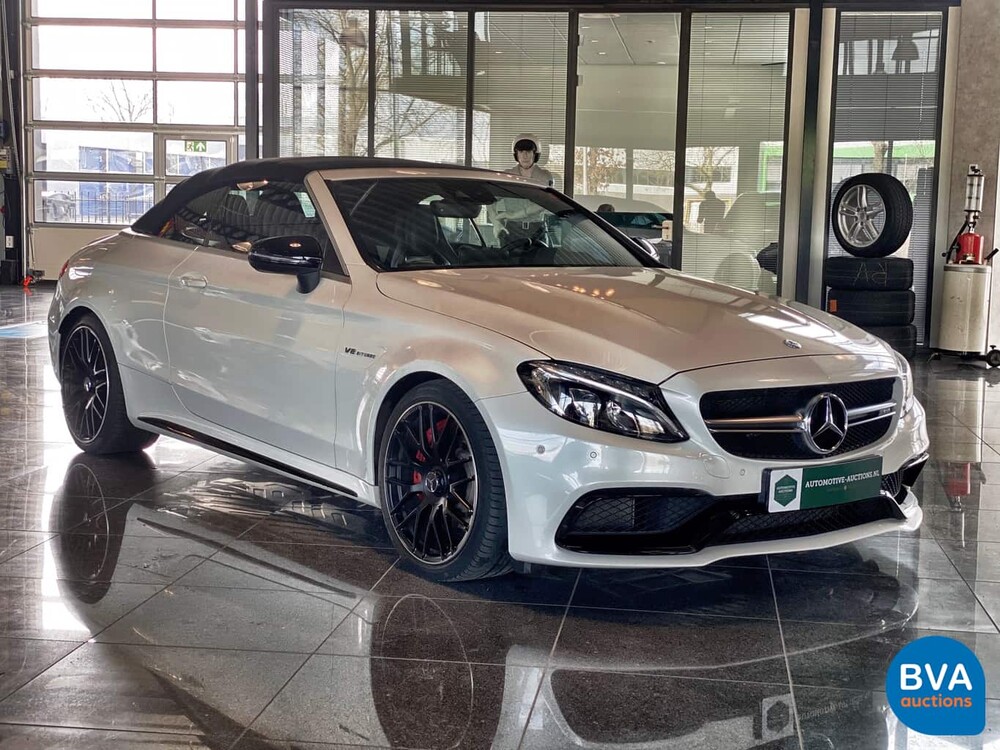 Mercedes-Benz C63S AMG Cabriolet 4.0 V8 BiTurbo 510pk C-klasse 2017, G-133-FX