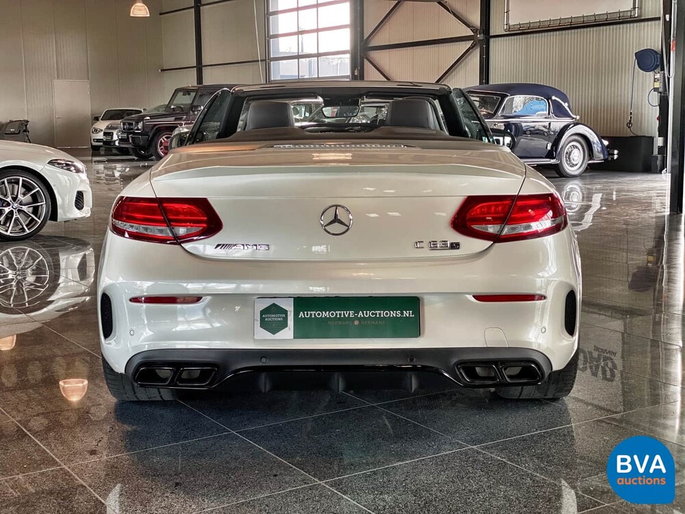 Mercedes-Benz C63S AMG Cabriolet 4.0 V8 BiTurbo 510pk C-klasse 2017, G-133-FX