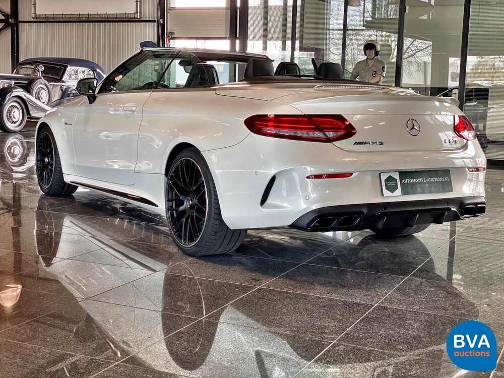 Mercedes-Benz C63S AMG Cabriolet 4.0 V8 BiTurbo 510pk C-klasse 2017, G-133-FX