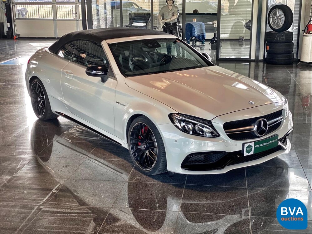 Mercedes-Benz C63S AMG Cabriolet 4.0 V8 BiTurbo 510pk C-klasse 2017, G-133-FX