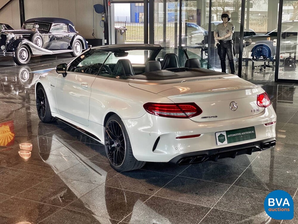 Mercedes-Benz C63S AMG Cabriolet 4.0 V8 BiTurbo 510pk C-klasse 2017, G-133-FX