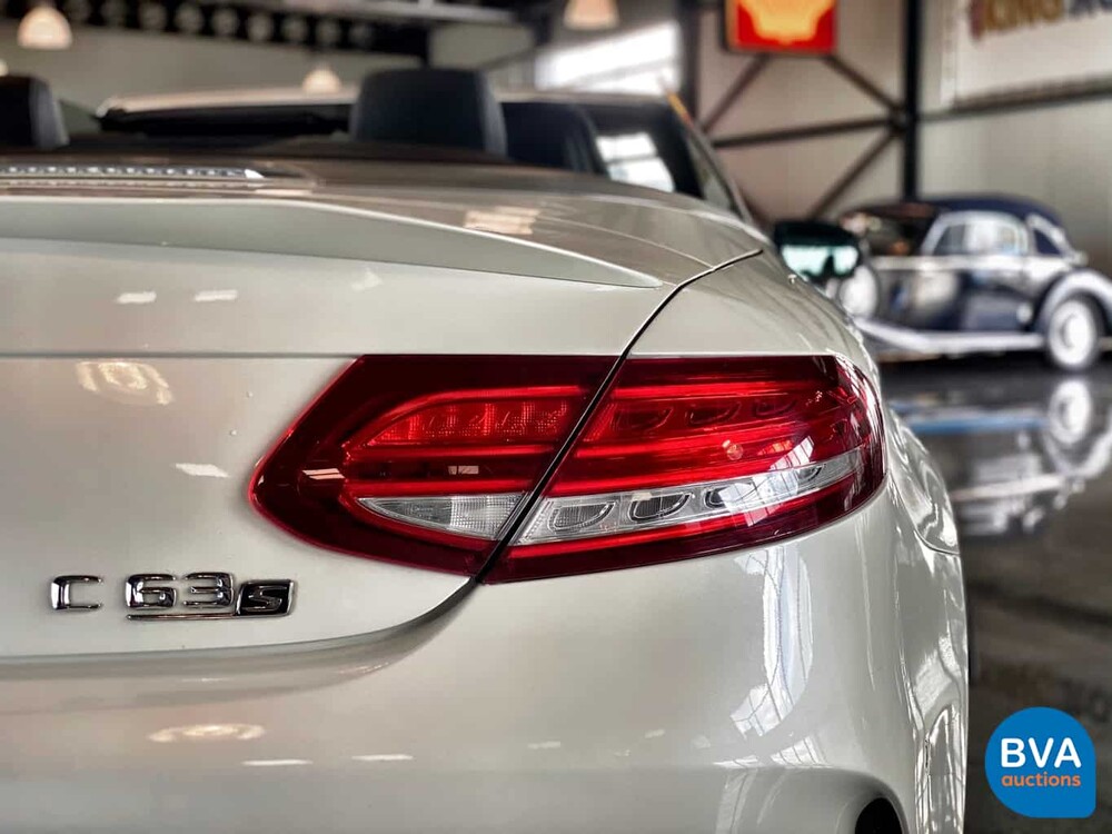 Mercedes-Benz C63S AMG Cabriolet 4.0 V8 BiTurbo 510pk C-klasse 2017, G-133-FX