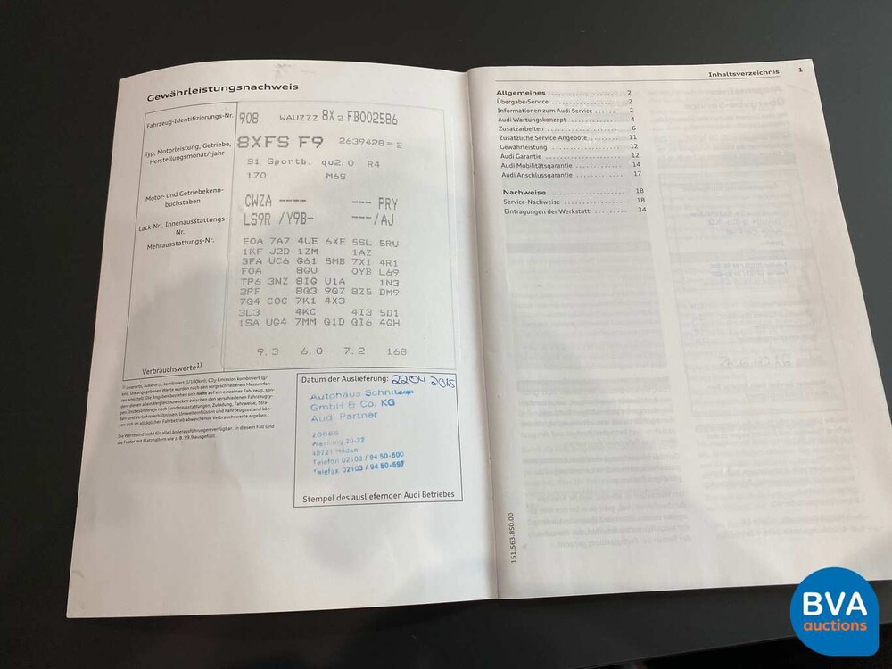 Audi S1 Sportback 2.0 TFSI Quattro Pro Line Plus 231hp 2015, RG-364-H.