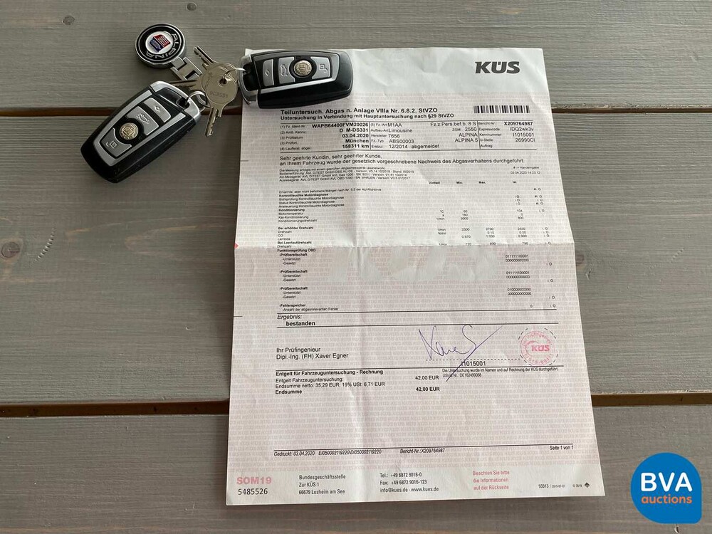 BMW ALPINA B6 Bi-turbo Gran Coupe 2014 540PK/730Nm F06 NL-kenteken