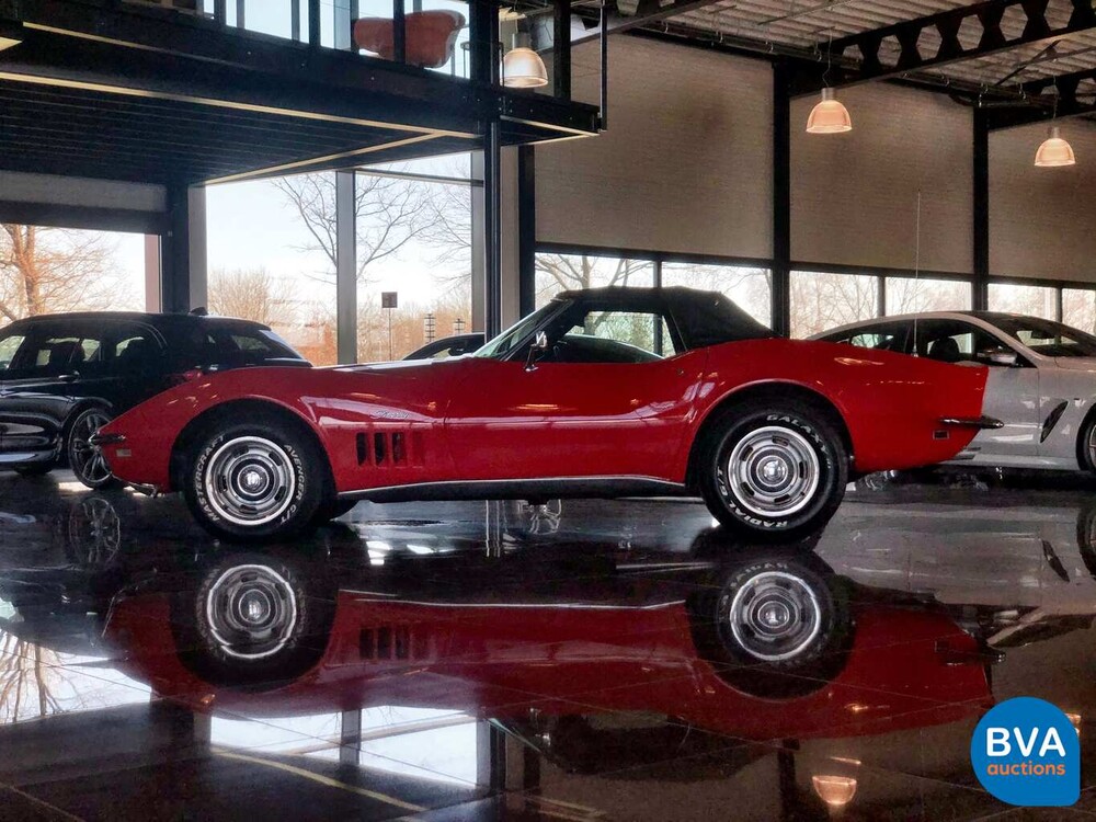 Chevrolet Corvette C3 Cabrio Chrom Stoßstange Cabriolet 1969.