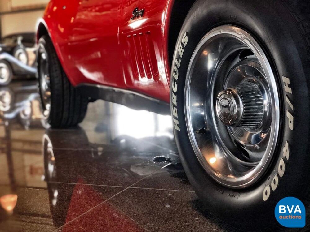 Chevrolet Corvette C3 Cabrio Chrom Stoßstange Cabriolet 1969.