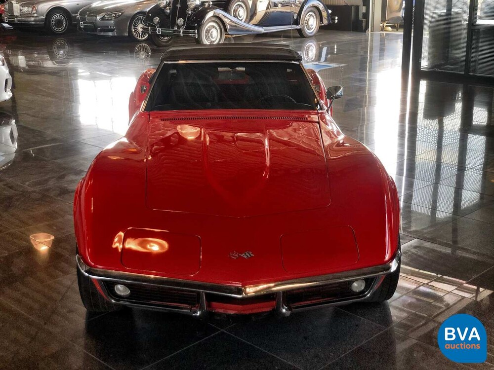 Chevrolet Corvette C3 Cabrio Chrom Stoßstange Cabriolet 1969.