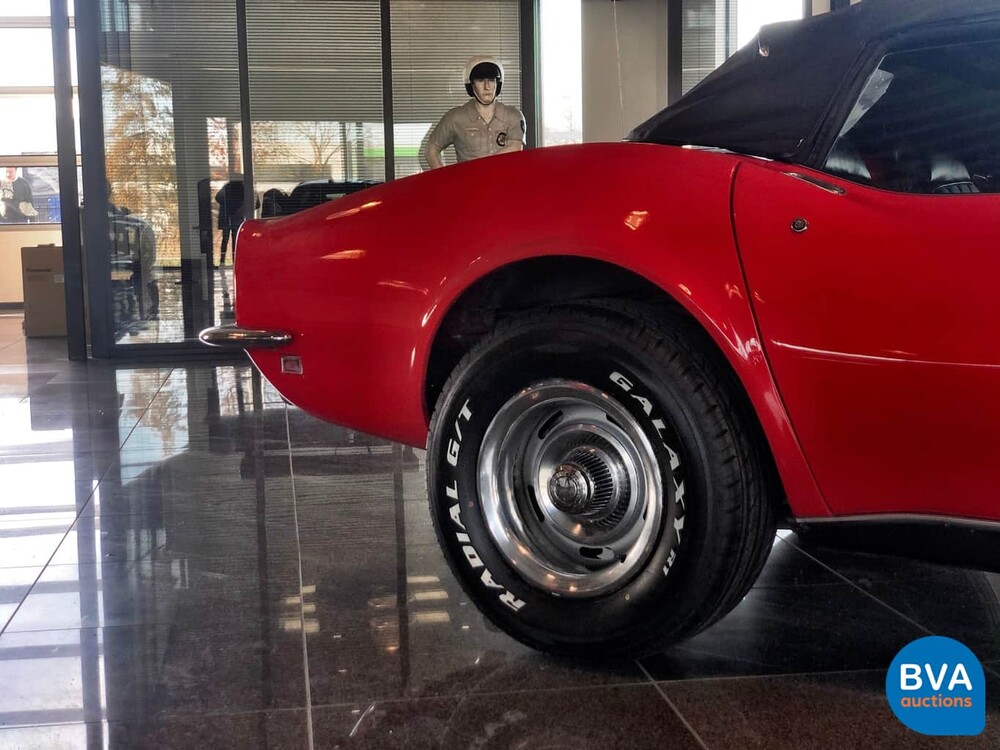 Chevrolet Corvette C3 Cabrio Chrom Stoßstange Cabriolet 1969.