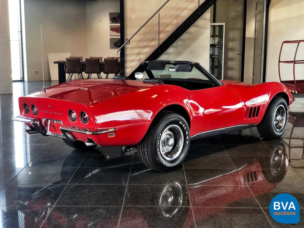 Chevrolet Corvette C3 Cabrio Chrom Stoßstange Cabriolet 1969.