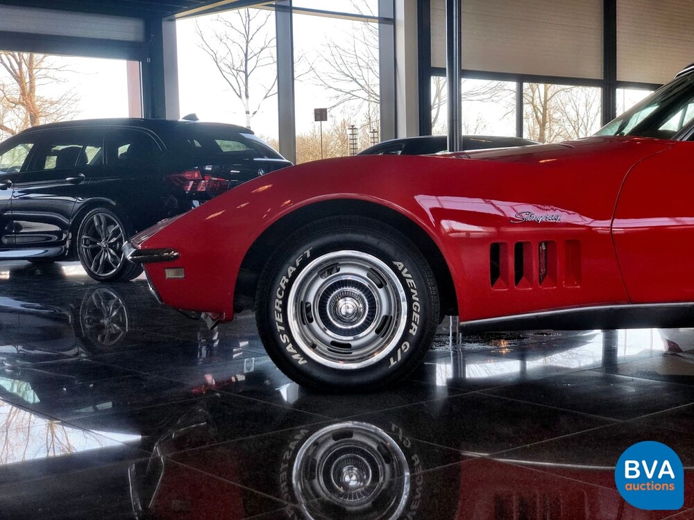 Chevrolet Corvette C3 Cabrio Chrom Stoßstange Cabriolet 1969.