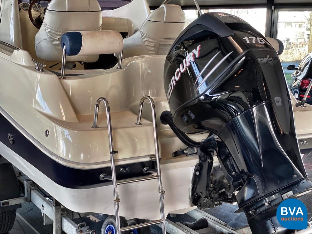 Prins 620 console boot 175pk Mercury Verado 2006, 43-74-YL