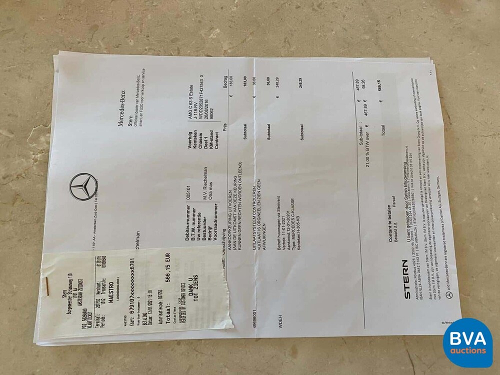 Mercedes-Benz C63S AMG Estate 510pk C-klasse 2016, J-118-RV