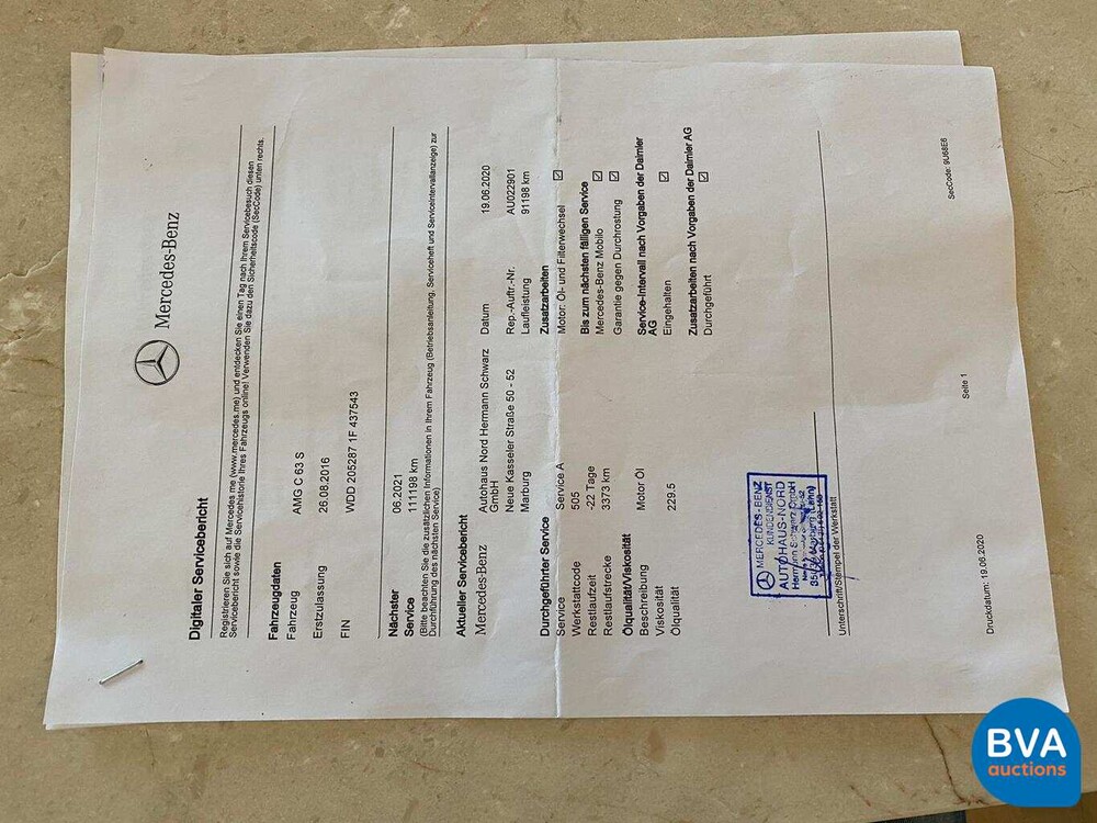 Mercedes-Benz C63S AMG Estate 510pk C-klasse 2016, J-118-RV