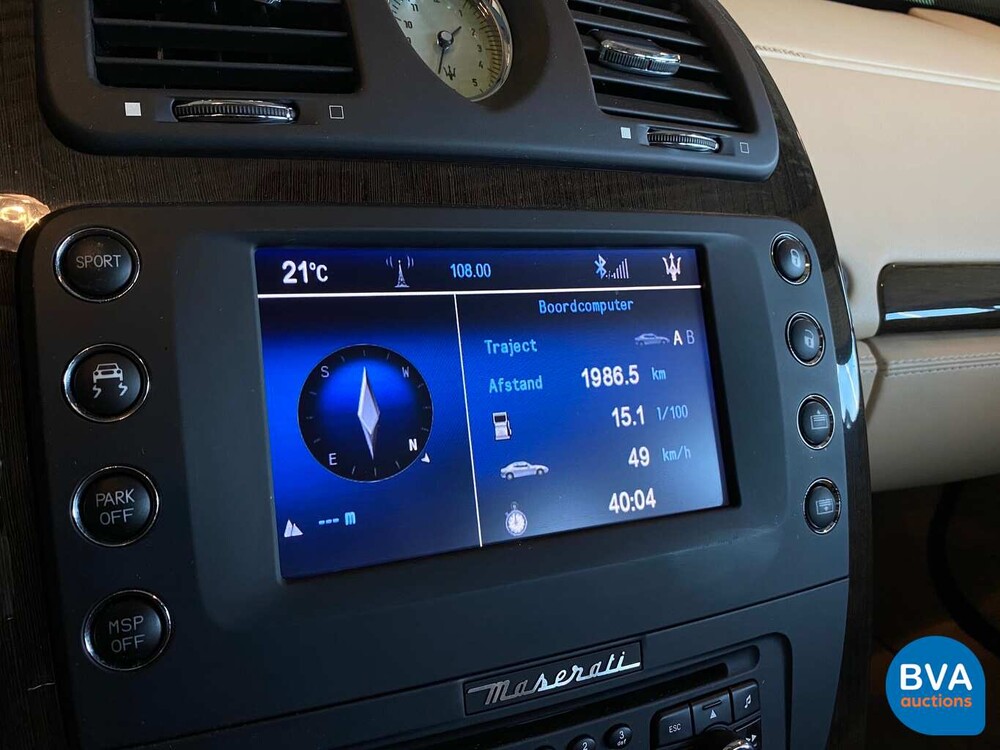 Maserati Quattroporte 4.2 Sport GT 401hp ZF-Automatic Facelift -Original NL- 2008, 39-HBR-5.