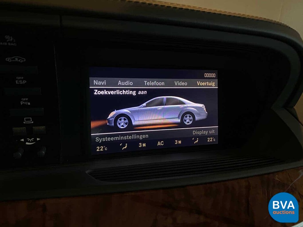 Mercedes-Benz S63 AMG Lang 525pk S-klasse 2009, J-410-JK