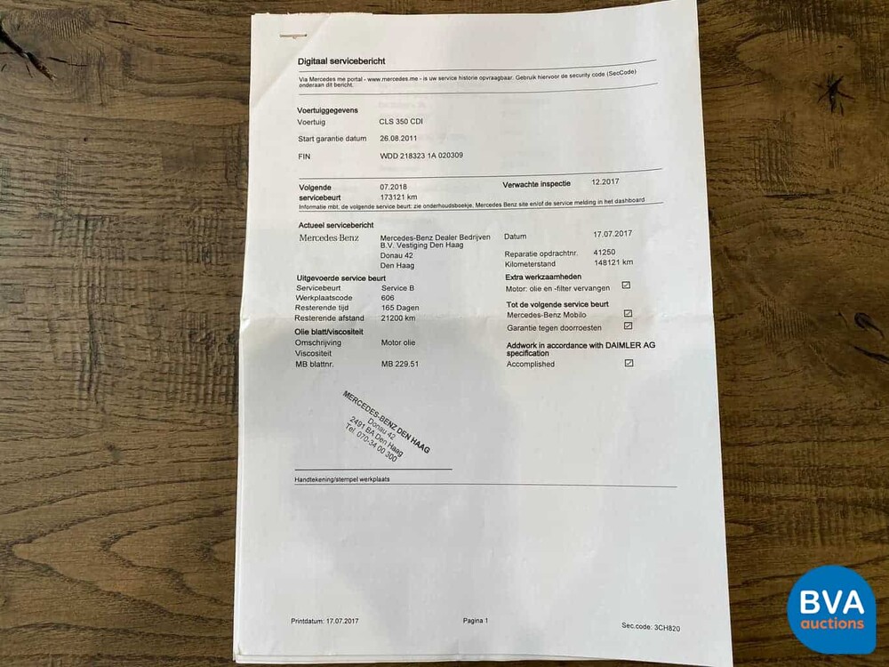 Mercedes-Benz CLS350 CDI 265hp CLS 2011 -Org. NL-, 81-RZP-5.