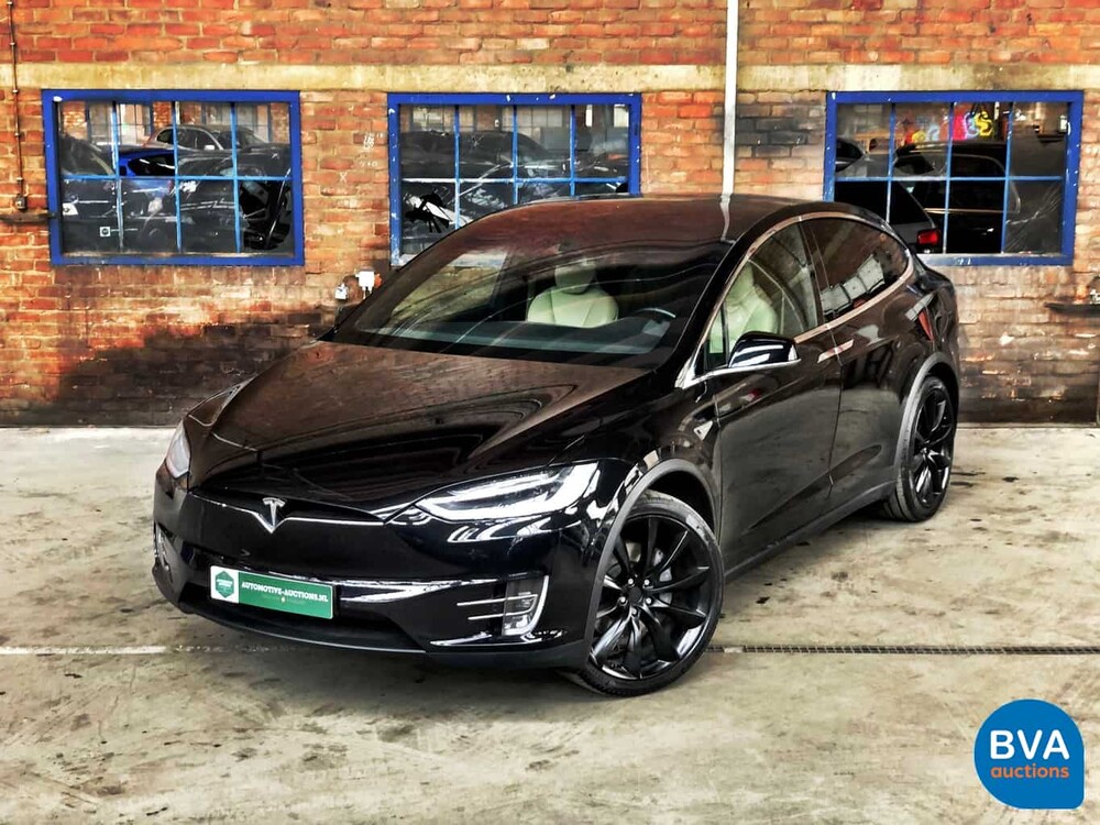 Tesla Model X 90D Base 6-Persoons -4% bijtelling- 428pk 2016 -Origineel NL-, KK-837-K