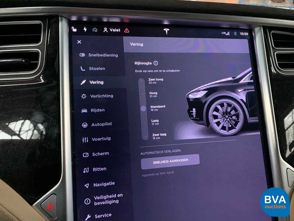 Tesla Model X 90D Base 6-Persoons -4% bijtelling- 428pk 2016 -Origineel NL-, KK-837-K
